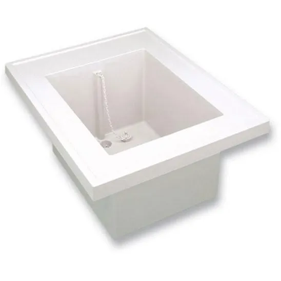 PP mosogatós munkalap beépített mosogatóval 600 x 750 mm