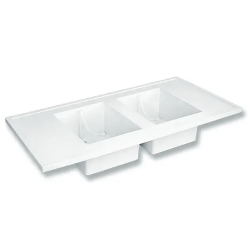 Vegyszerálló polipropilén labor munkalap – 1500x650 mm