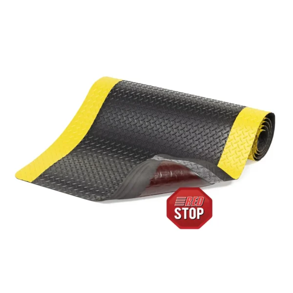 Cushion Trax® 479 Notrax fáradtságcsökkentő szőnyeg Fekete/Sárga 60cm x linm