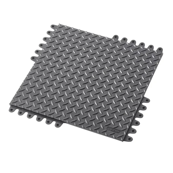 De-Flex® ESD 573 Notrax elektrosztatikus kisülés elleni szőnyegek Fekete 45cm x 45cm