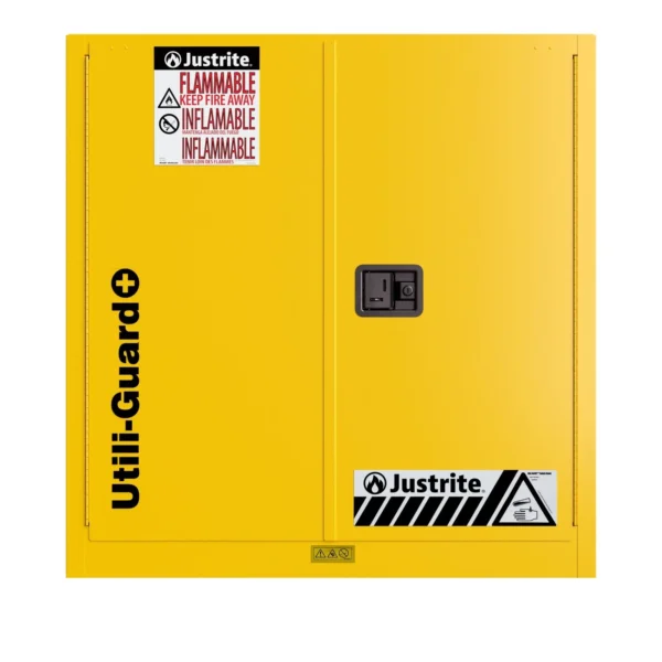 Utili-Guard+™ gyúlékony anyagok biztonsági szekrénye U89-FC Justrite 109.22 x 93.98 x 165.1 cm
