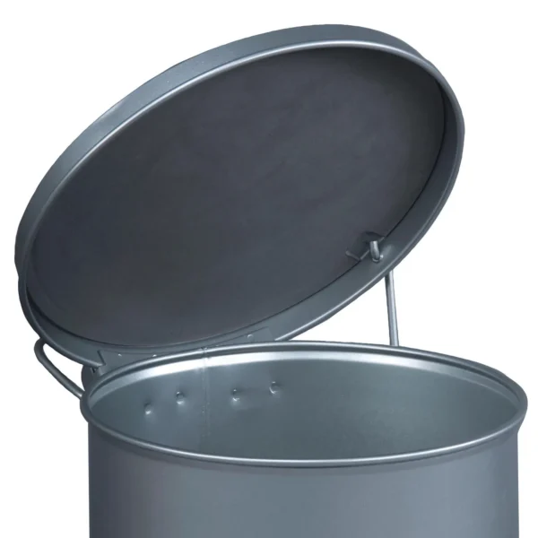 SoundGard™ Olajos hulladékgyűjtő kannák 0908 Justrite olajos hulladék biztonsági kanna Ezüst 40.8cm x 51.4cm