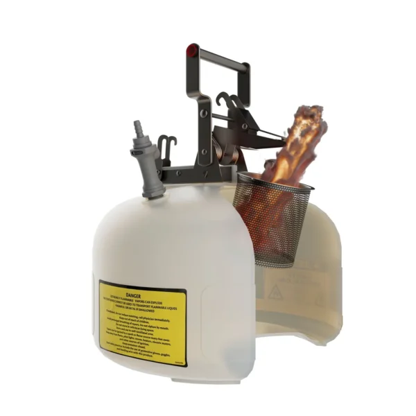 HPLC hulladékkezelő biztonsági kannák 1270 Justrite gyúlékony hulladéktároló kanna 30.5cm x 37.5cm