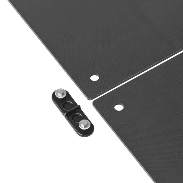 Talajvédő szőnyeg összekötők TTA Checkers Fekete 180 x 50mm