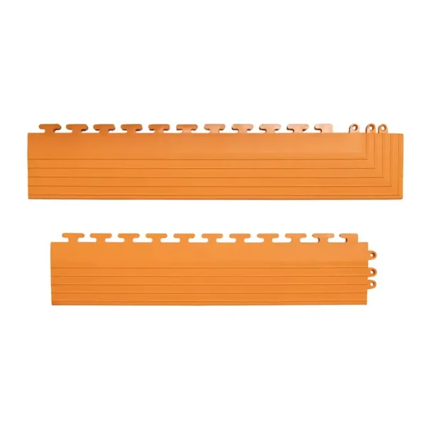 Tough Lock fáradáscsökkentő lapok szegélyei – Csapos szegély, 100 mm x 500 mm, Narancssárga