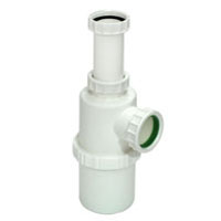 PP palackszifon, 1,5″, Ø40 mm kimenet, 60–190 mm